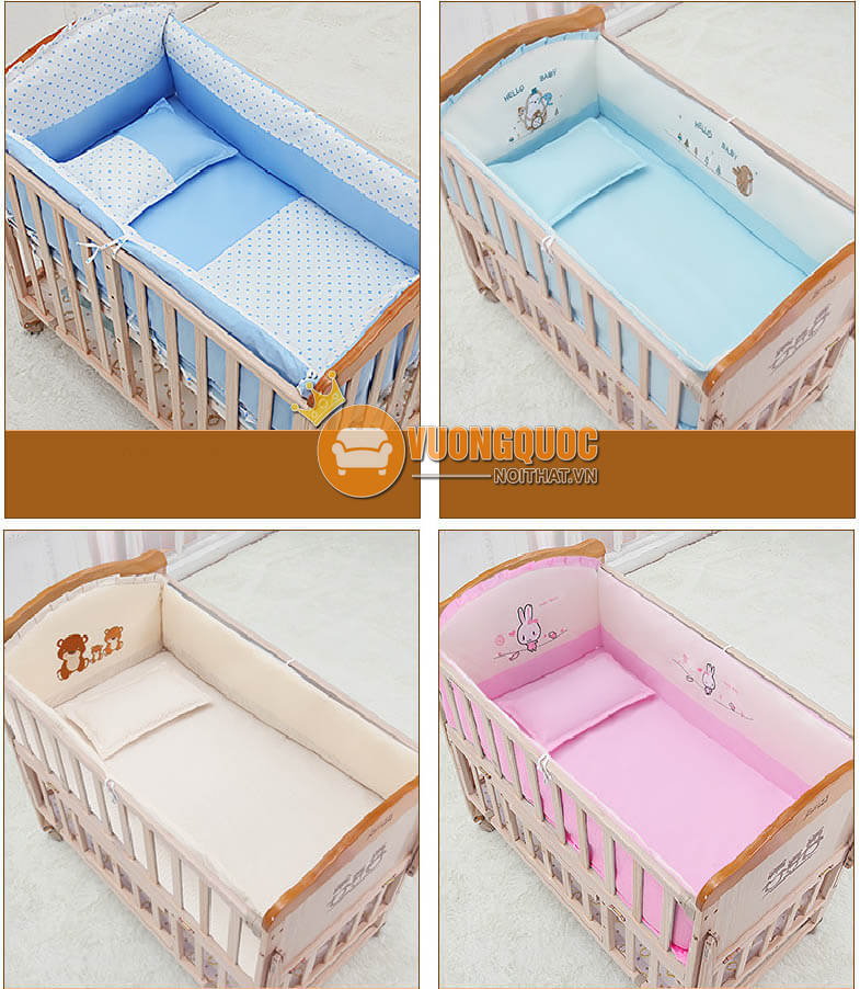 Giường cũi đa năng cho bé HP809A-7